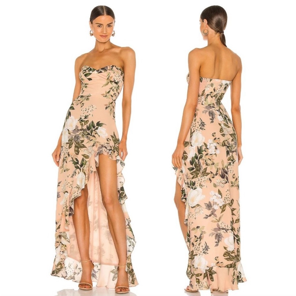 Amanda Uprichard x REVOLVE Eden Gown Juniper Floral Dress